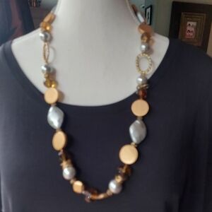Chic Gold and Silver Necklace